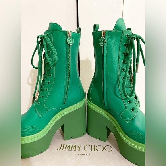 New Jimmy Choo x Sailor Moon Jupiter Lace Up Boots - Picture 5 of 13